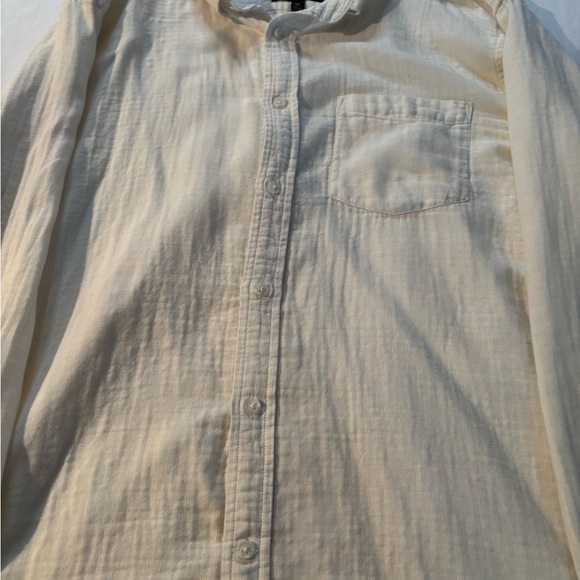 Banana Republic Cream Lightweight Shirt Jacket NWOT - Picture 3 of 4